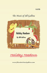 Holiday Hoedown SATB choral sheet music cover